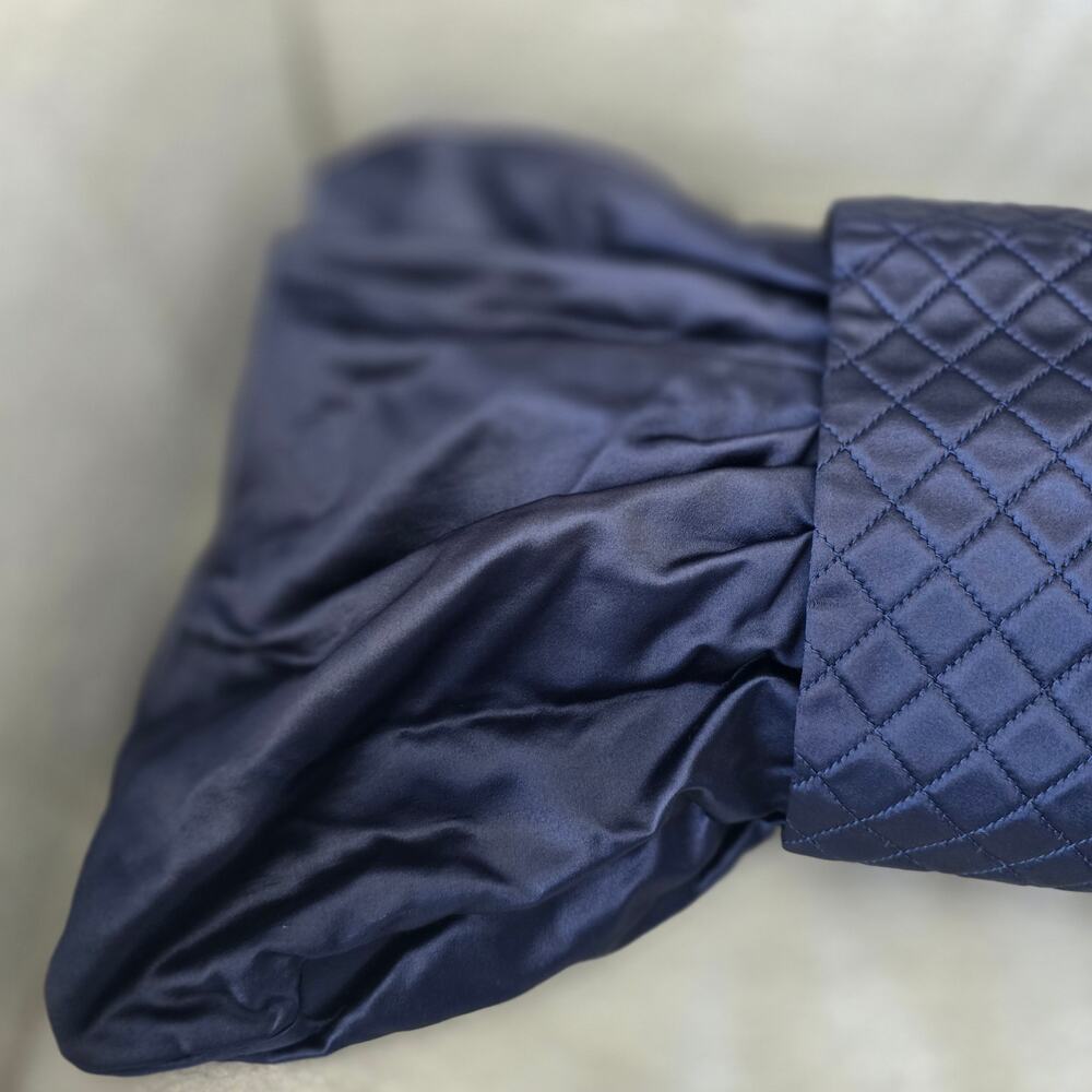 Chanel 2.55 Reissue "Butterfly" Bag in Navy Satin - Picture 9 of 12